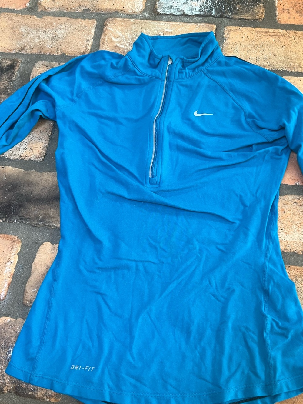 nike blue zipup